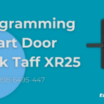 Cara Programming Smart Door Lock Taffware XR25