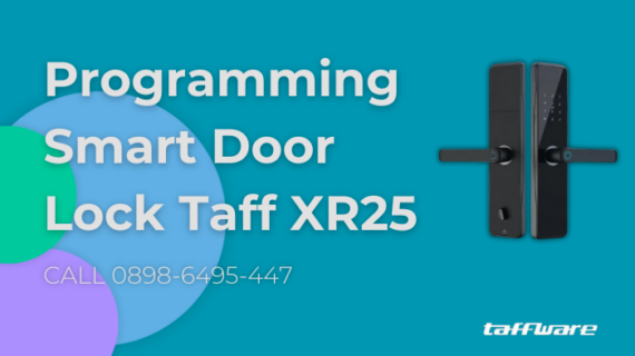 Cara Programming Smart Door Lock Taffware XR25